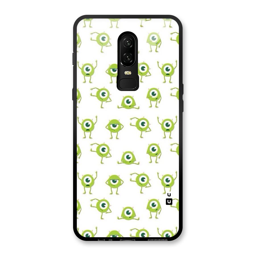 Crazy Green Maniac Glass Back Case for OnePlus 6
