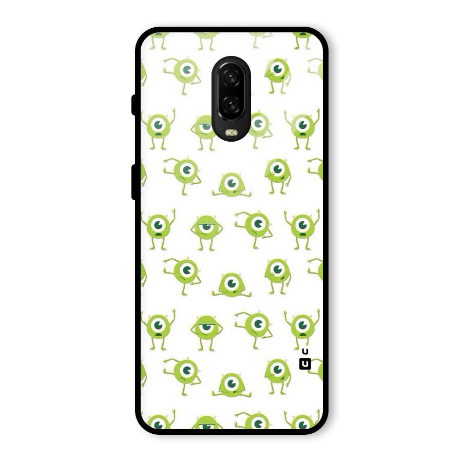 Crazy Green Maniac Glass Back Case for OnePlus 6T