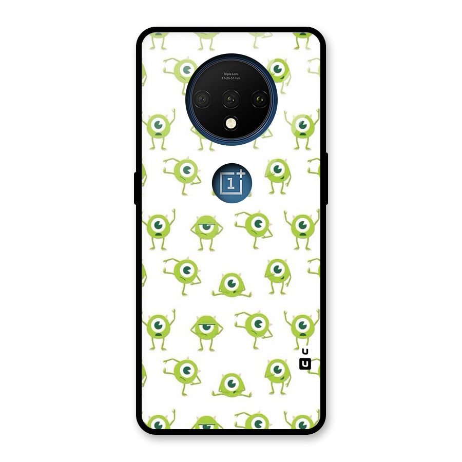Crazy Green Maniac Glass Back Case for OnePlus 7T