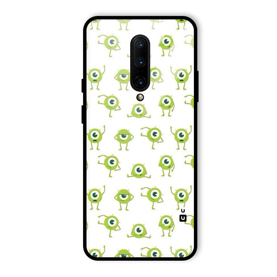 Crazy Green Maniac Glass Back Case for OnePlus 7 Pro