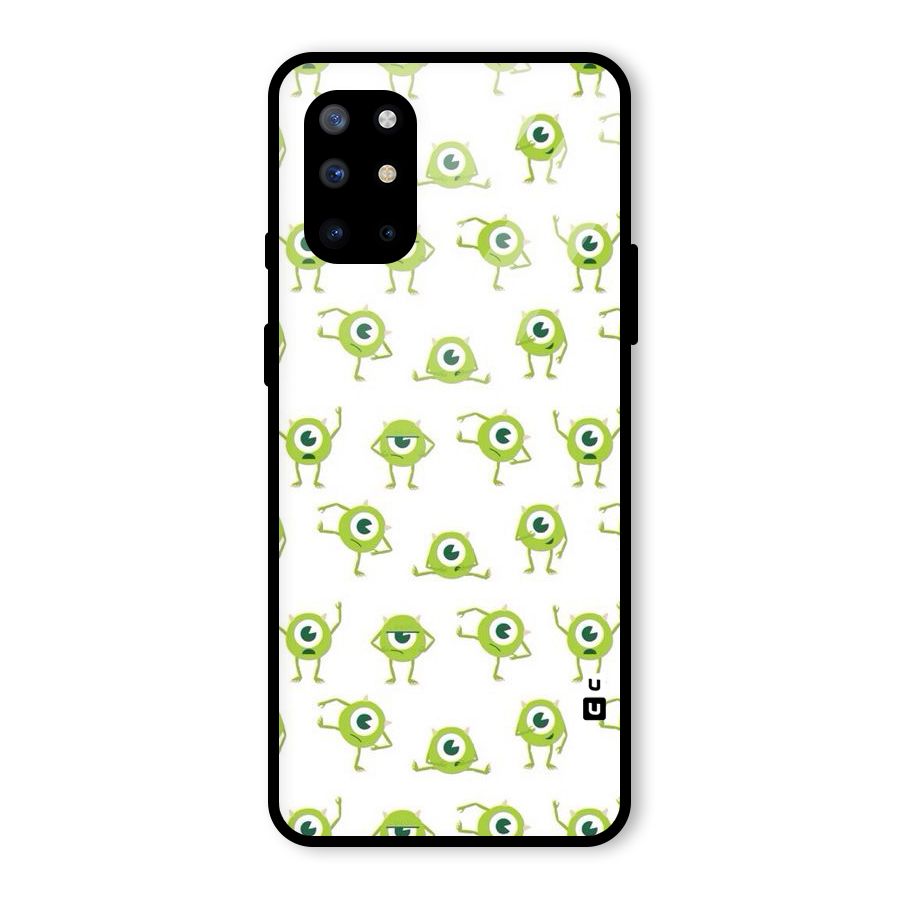 Crazy Green Maniac Glass Back Case for OnePlus 8T
