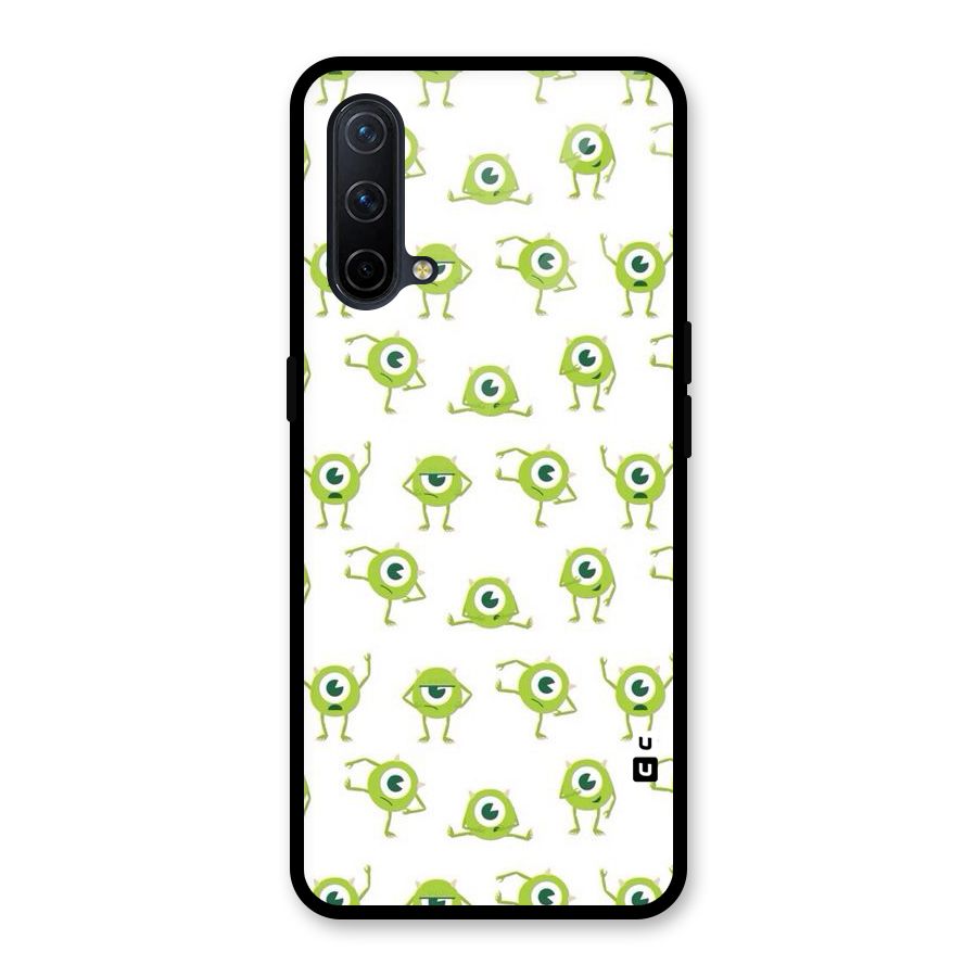 Crazy Green Maniac Glass Back Case for OnePlus Nord CE 5G