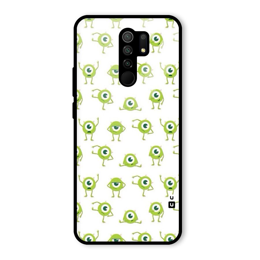 Crazy Green Maniac Glass Back Case for Poco M2