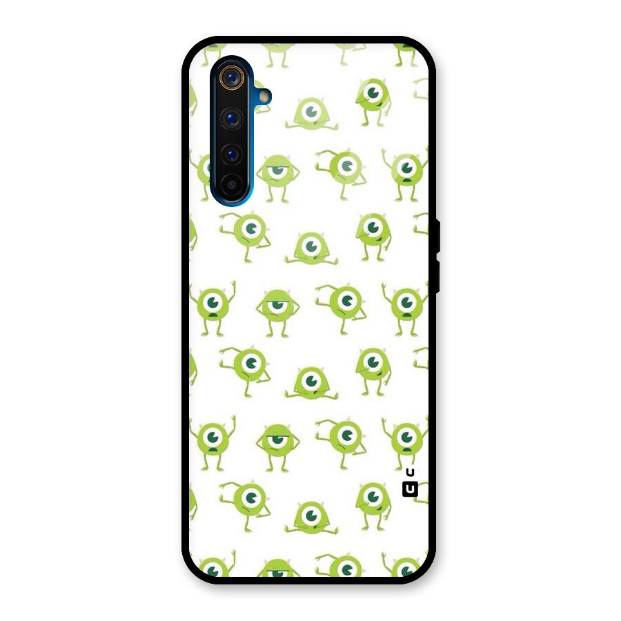 Crazy Green Maniac Glass Back Case for Realme 6 Pro