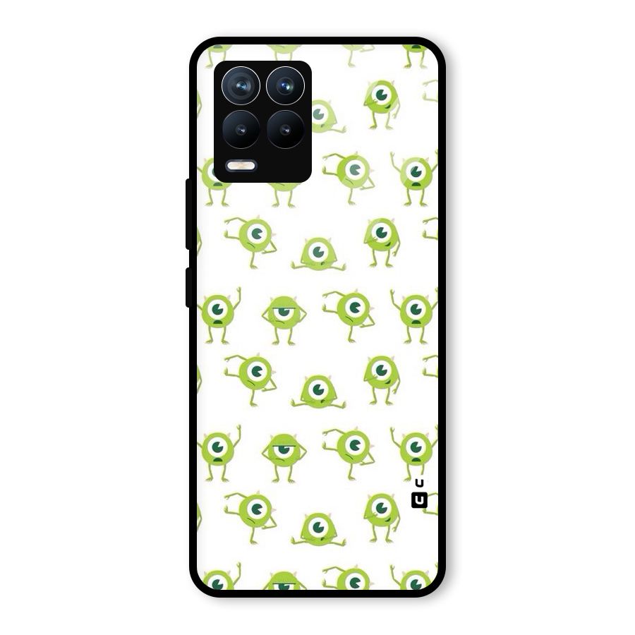 Crazy Green Maniac Glass Back Case for Realme 8