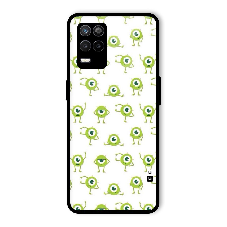 Crazy Green Maniac Glass Back Case for Realme 9 5G