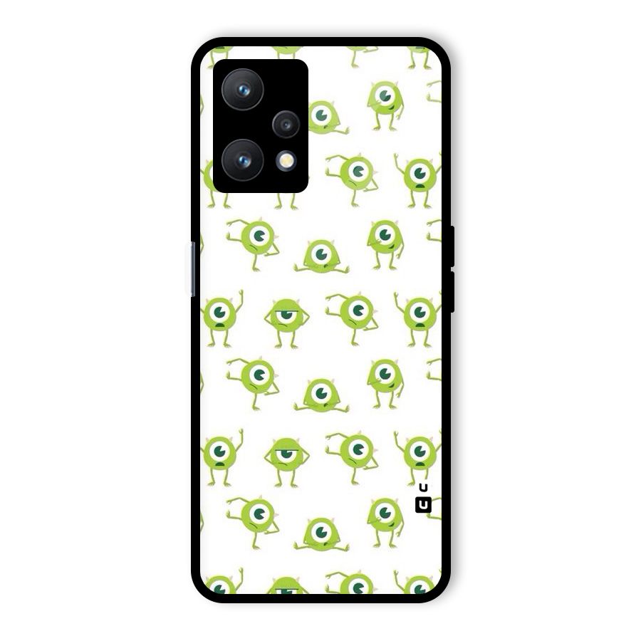 Crazy Green Maniac Glass Back Case for Realme 9 Pro 5G