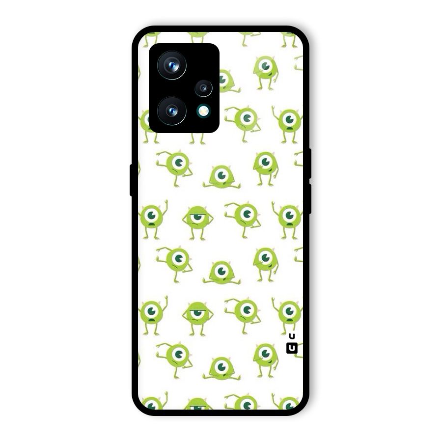 Crazy Green Maniac Glass Back Case for Realme 9 Pro Plus 5G