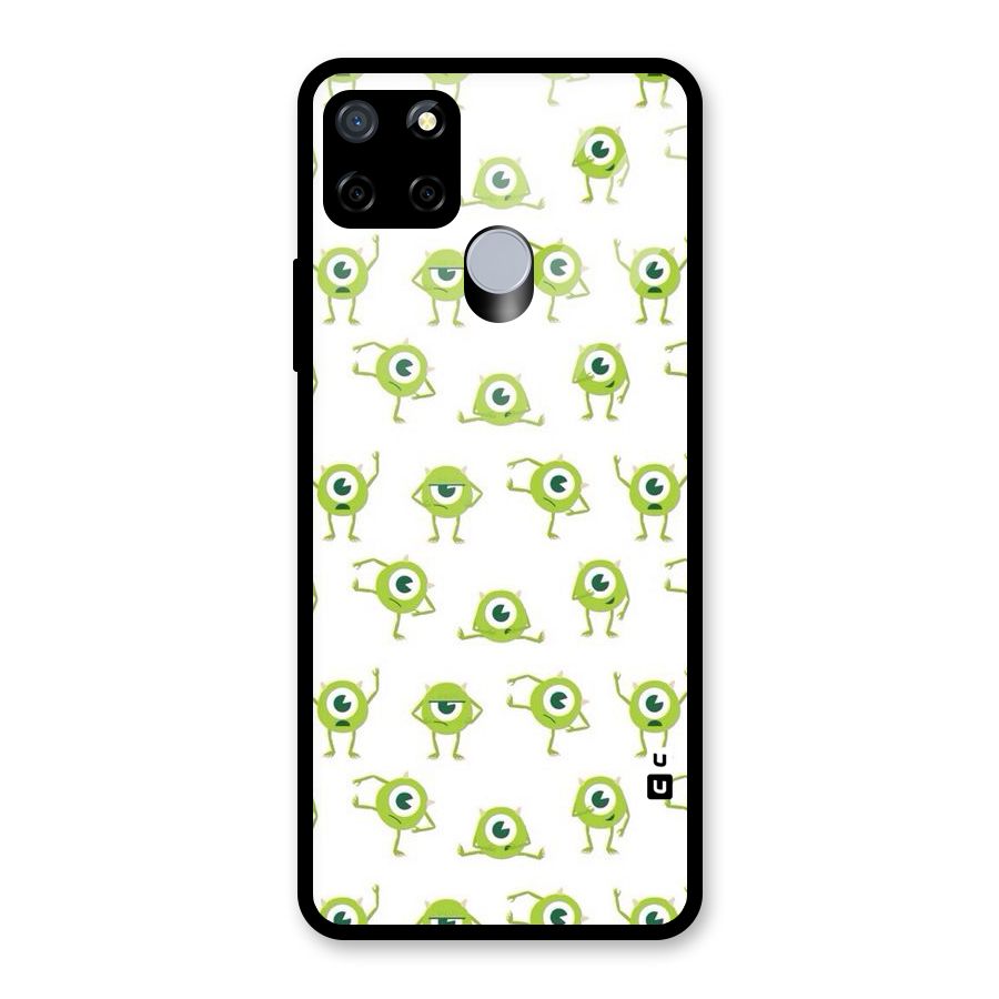 Crazy Green Maniac Glass Back Case for Realme C12