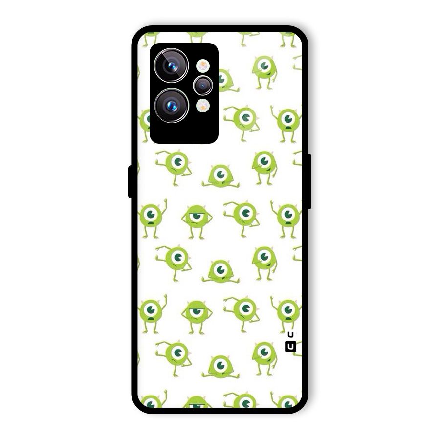 Crazy Green Maniac Glass Back Case for Realme GT2 Pro