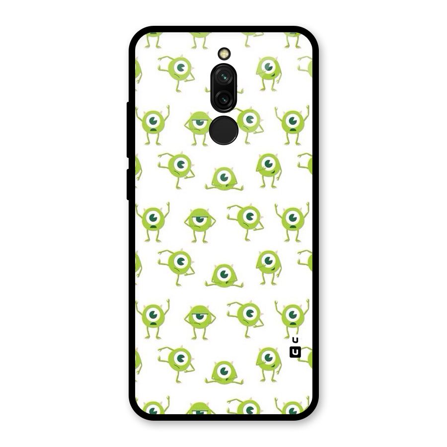 Crazy Green Maniac Glass Back Case for Redmi 8