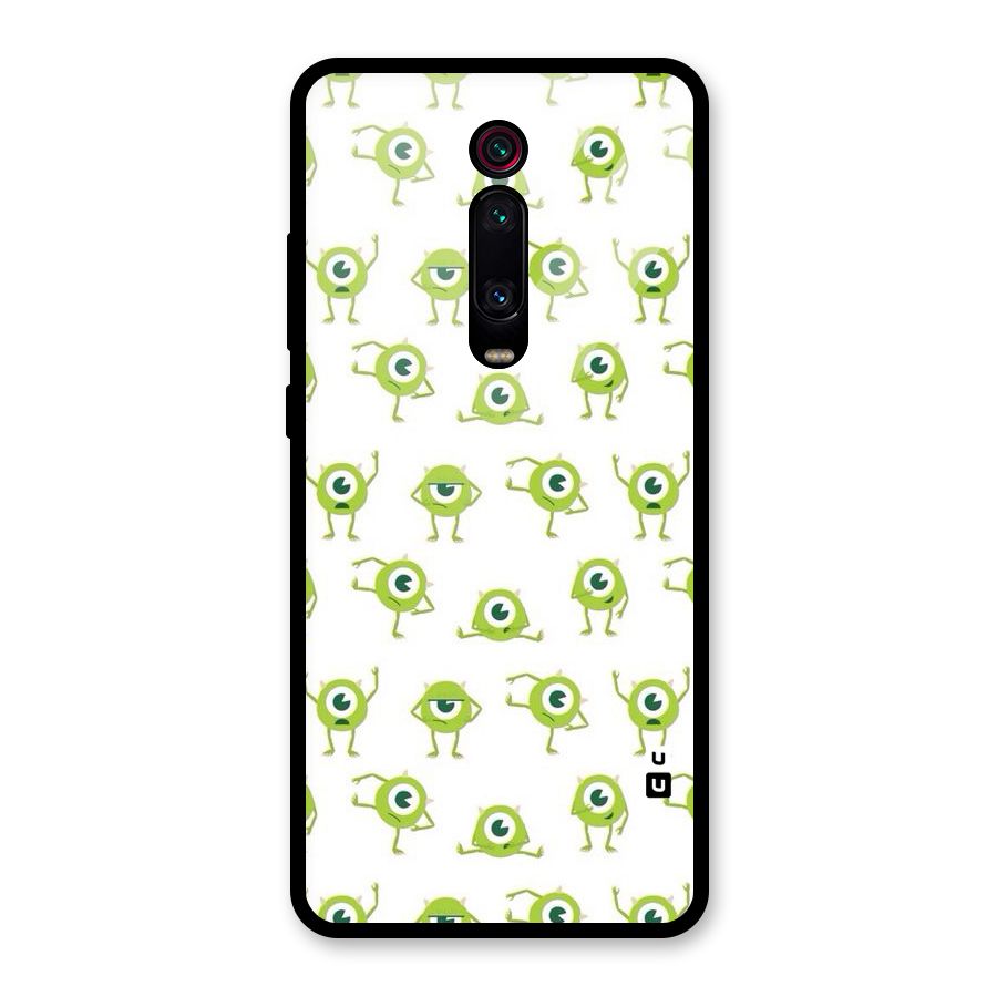 Crazy Green Maniac Glass Back Case for Redmi K20 Pro