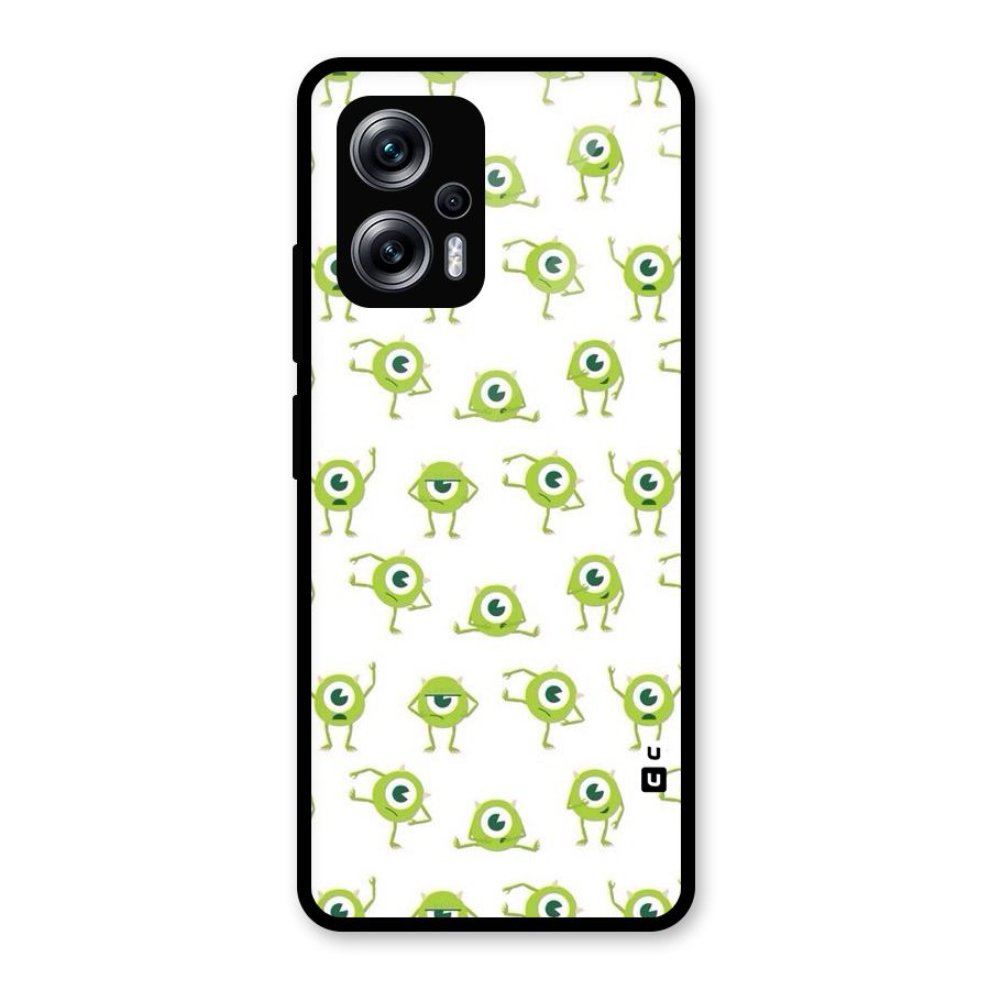Crazy Green Maniac Glass Back Case for Redmi K50i