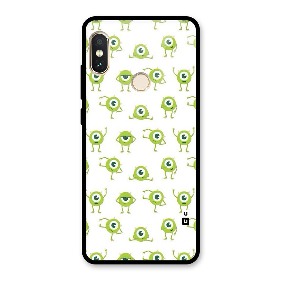 Crazy Green Maniac Glass Back Case for Redmi Note 5 Pro