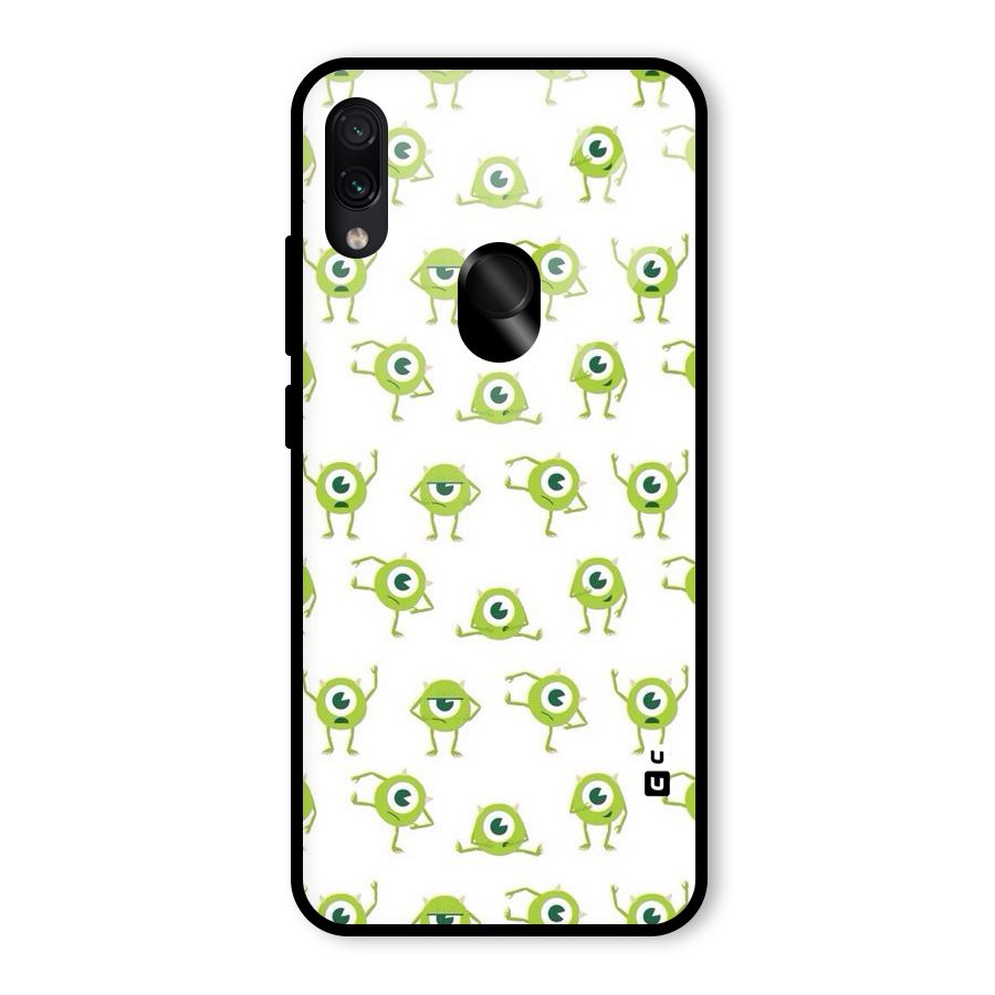 Crazy Green Maniac Glass Back Case for Redmi Note 7 Pro