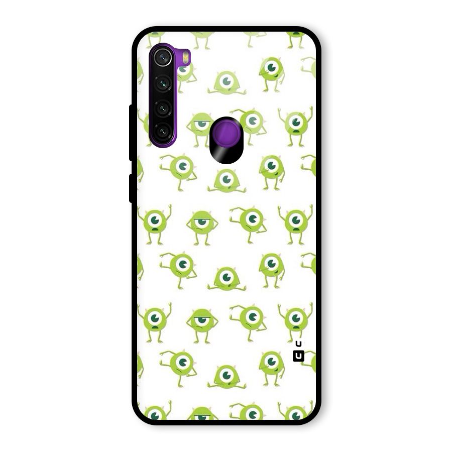 Crazy Green Maniac Glass Back Case for Redmi Note 8