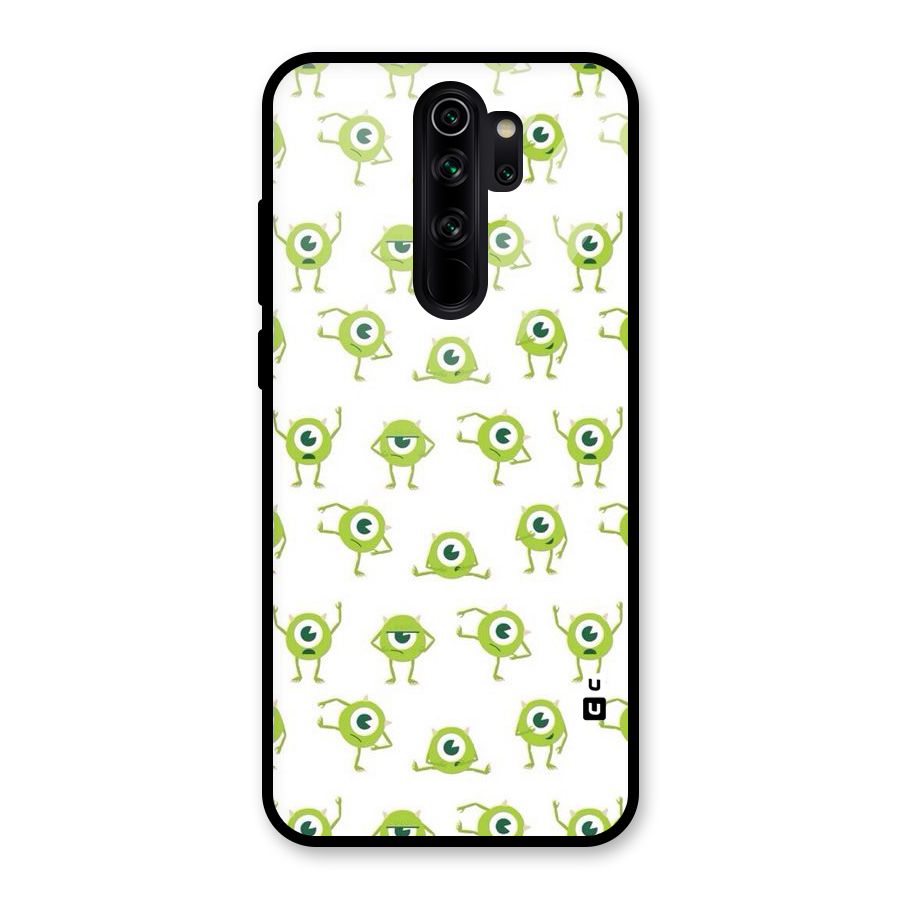 Crazy Green Maniac Glass Back Case for Redmi Note 8 Pro