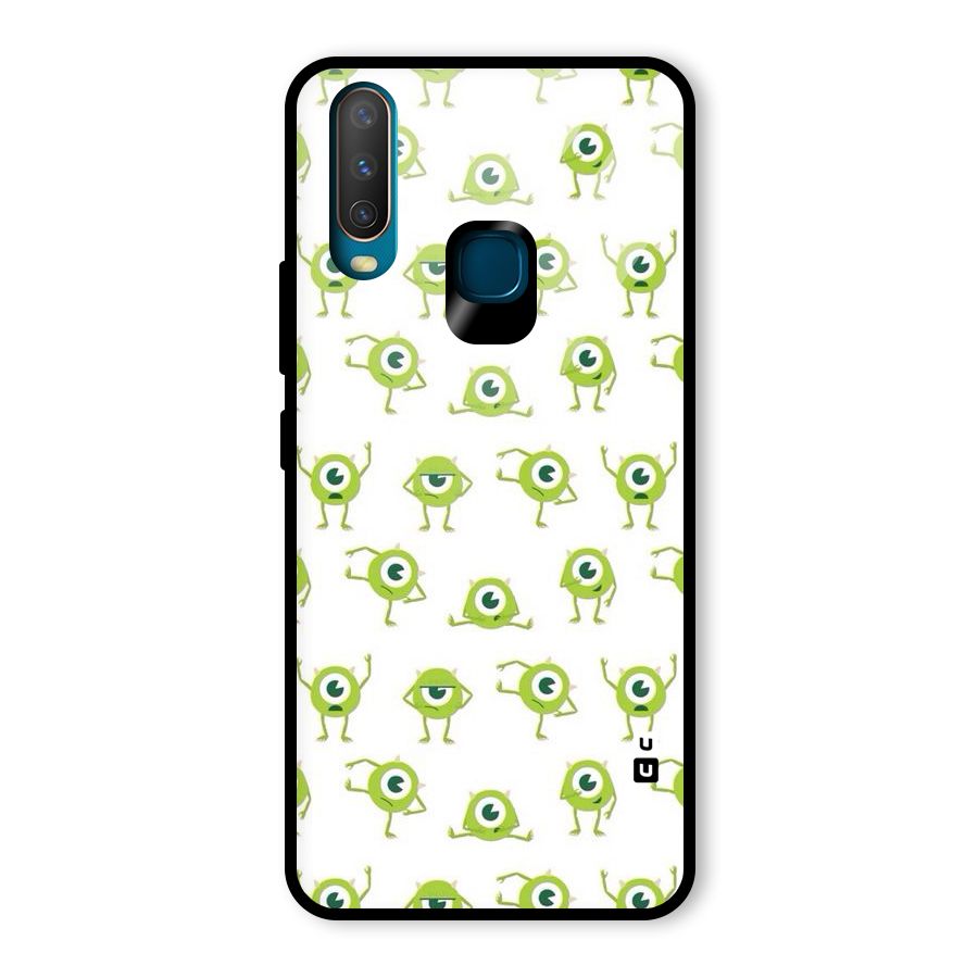 Crazy Green Maniac Glass Back Case for Vivo U10