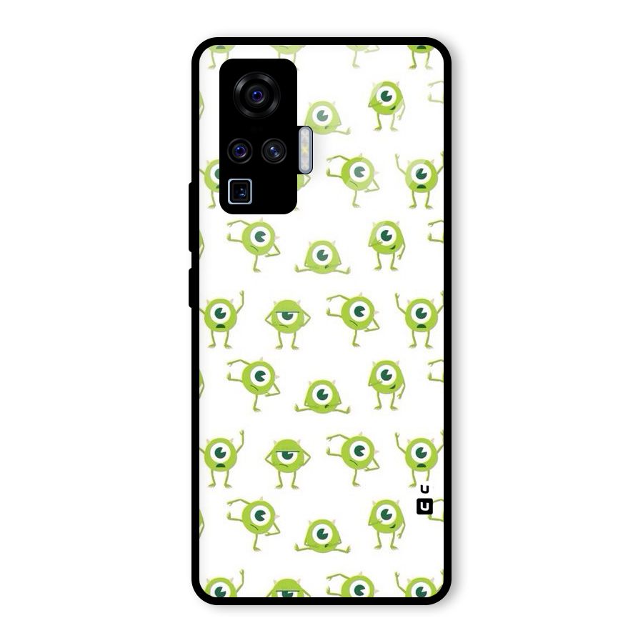 Crazy Green Maniac Glass Back Case for Vivo X50 Pro