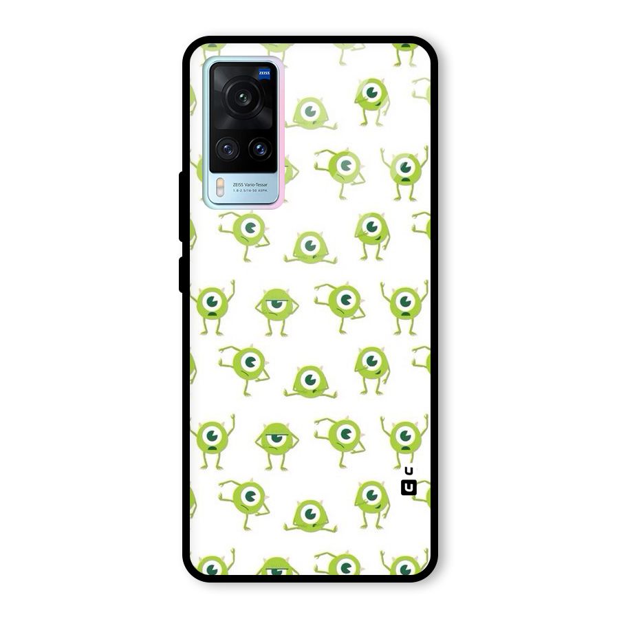 Crazy Green Maniac Glass Back Case for Vivo X60