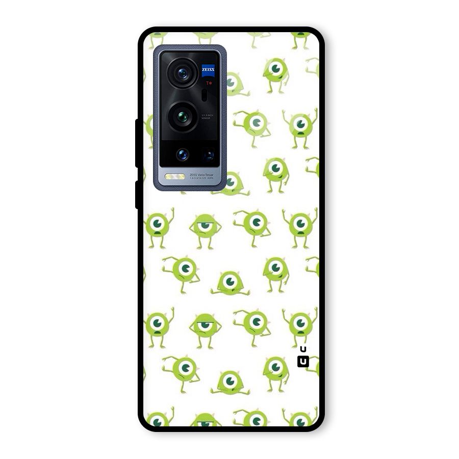Crazy Green Maniac Glass Back Case for Vivo X60 Pro Plus