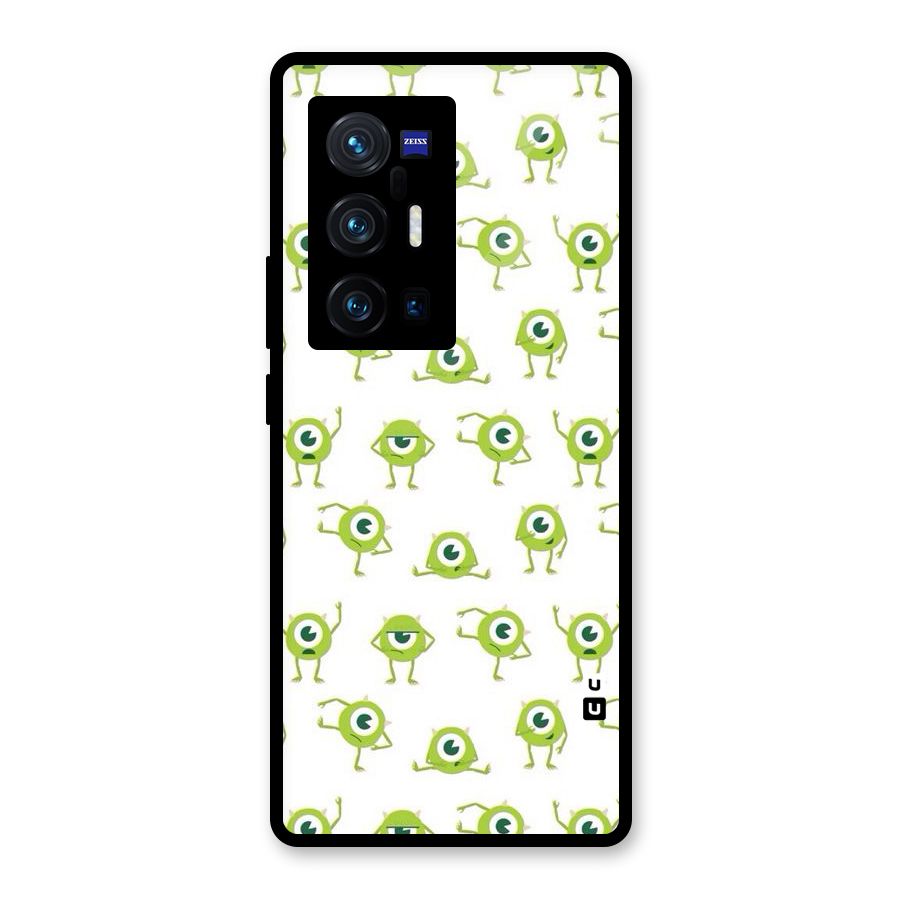 Crazy Green Maniac Glass Back Case for Vivo X70 Pro Plus
