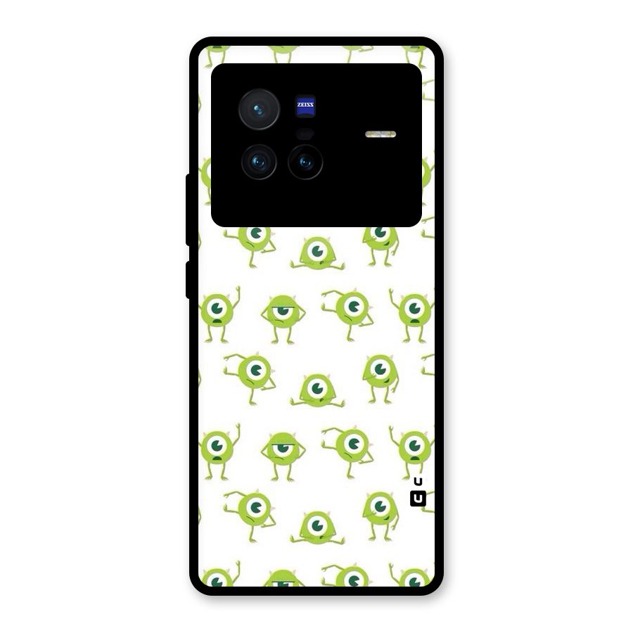 Crazy Green Maniac Glass Back Case for Vivo X80