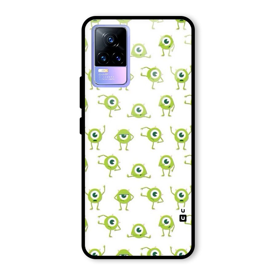 Crazy Green Maniac Glass Back Case for Vivo Y73