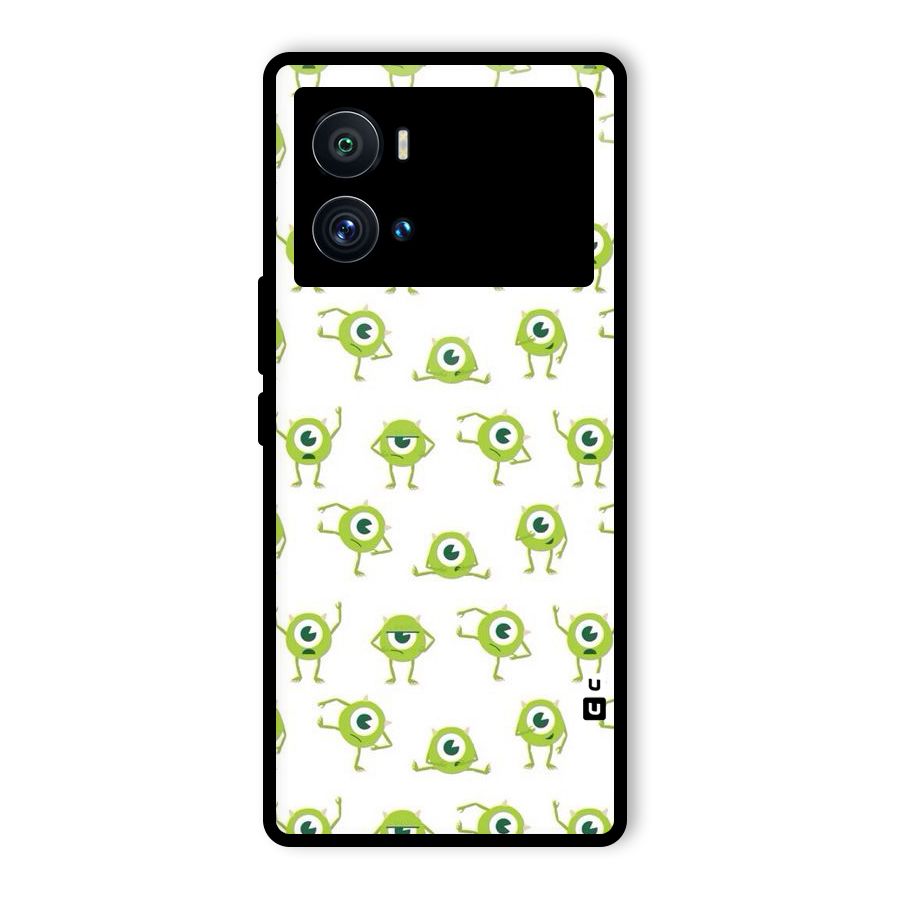 Crazy Green Maniac Glass Back Case for Vivo iQOO 9 Pro