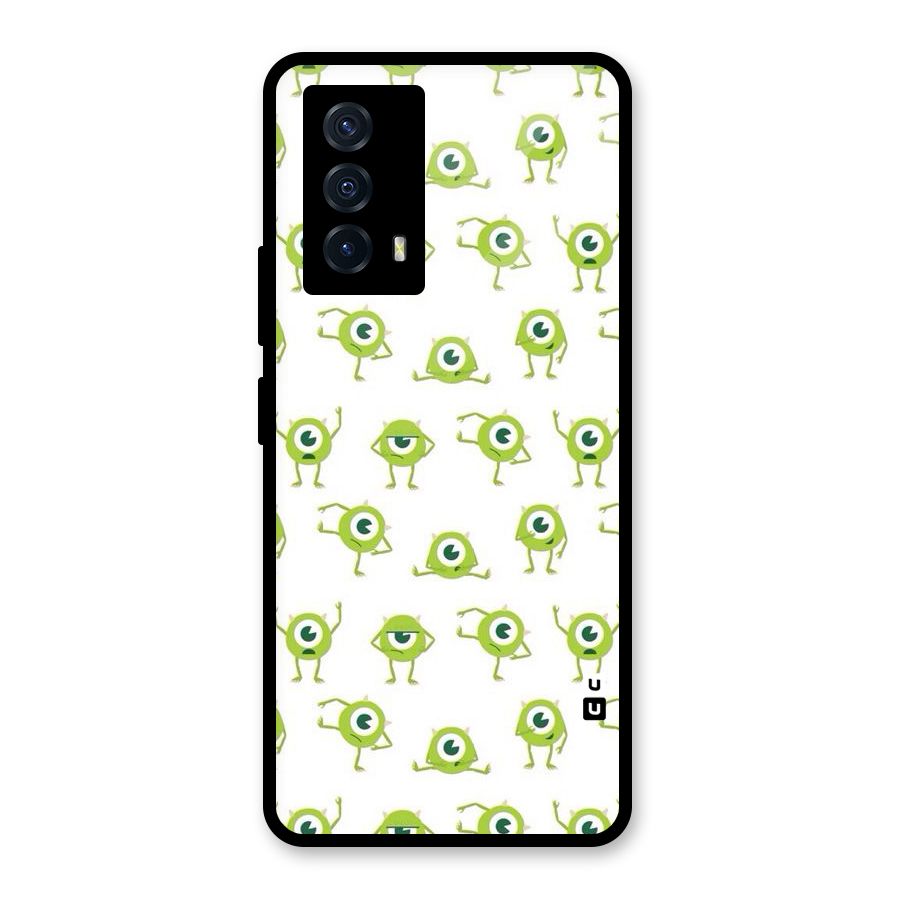 Crazy Green Maniac Glass Back Case for Vivo iQOO Z5