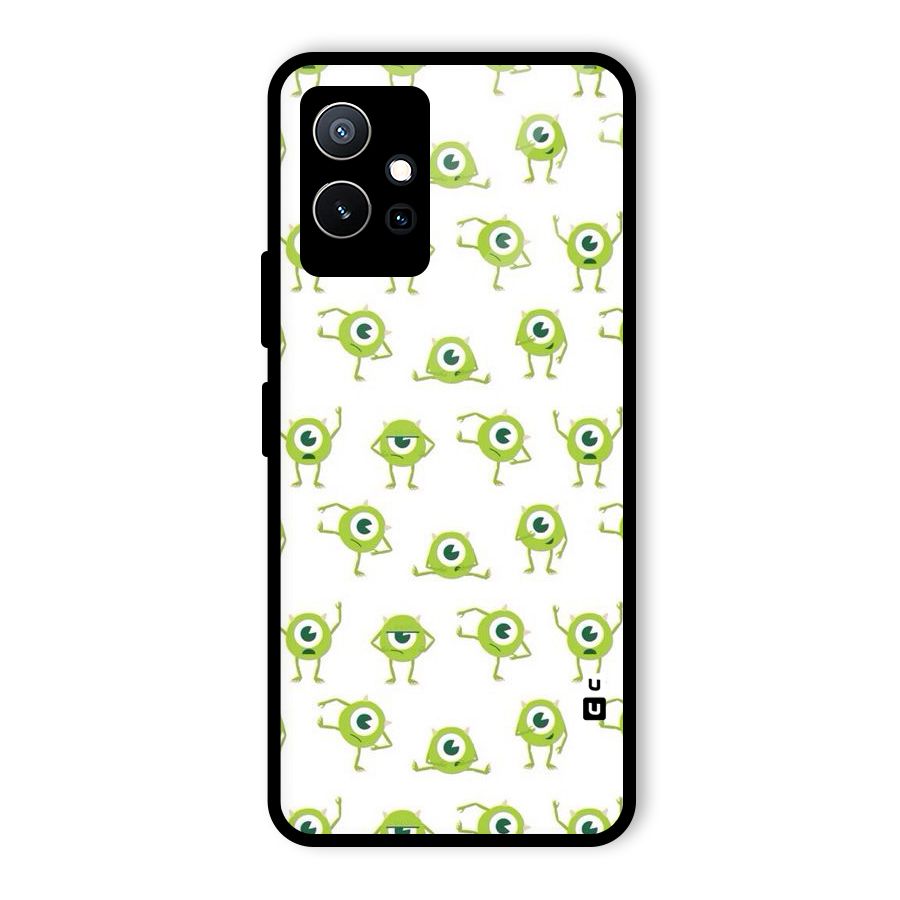 Crazy Green Maniac Glass Back Case for Vivo iQOO Z6