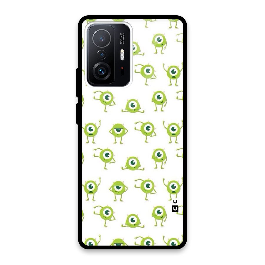 Crazy Green Maniac Glass Back Case for Xiaomi 11T Pro