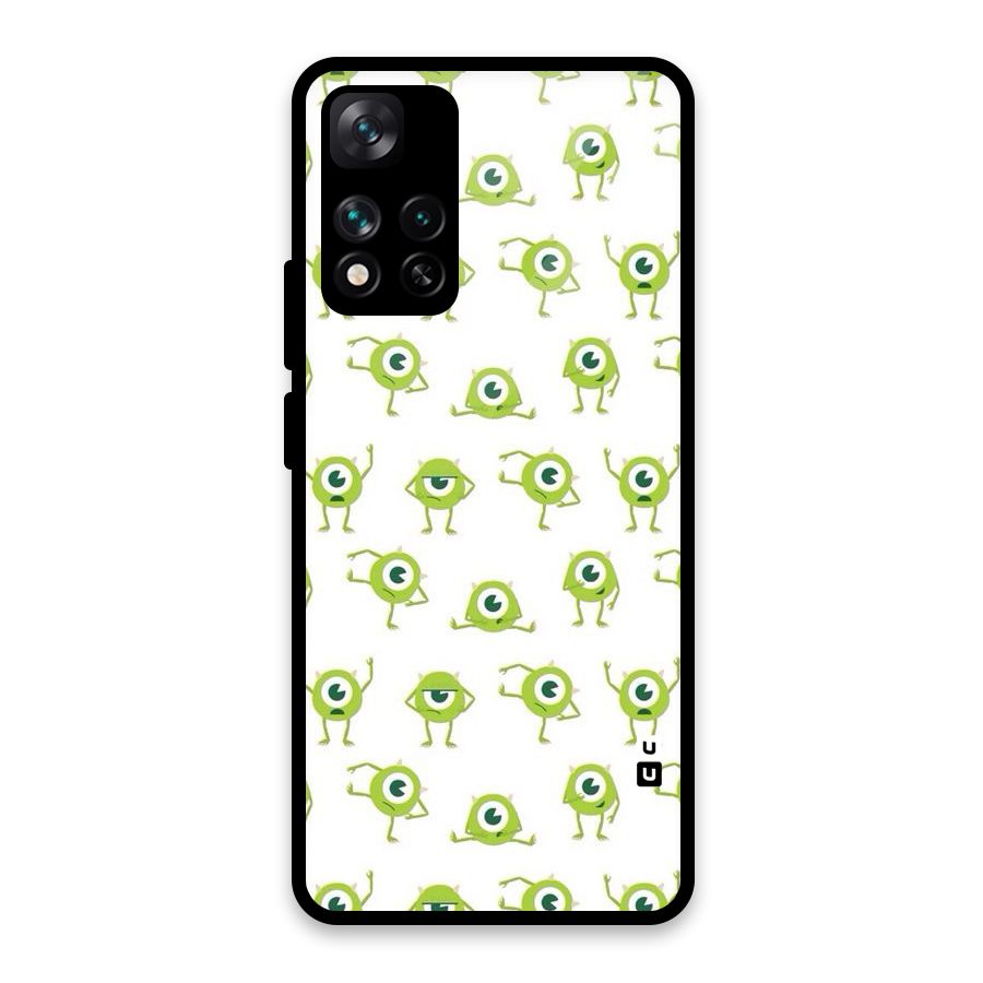 Crazy Green Maniac Glass Back Case for Xiaomi 11i HyperCharge 5G