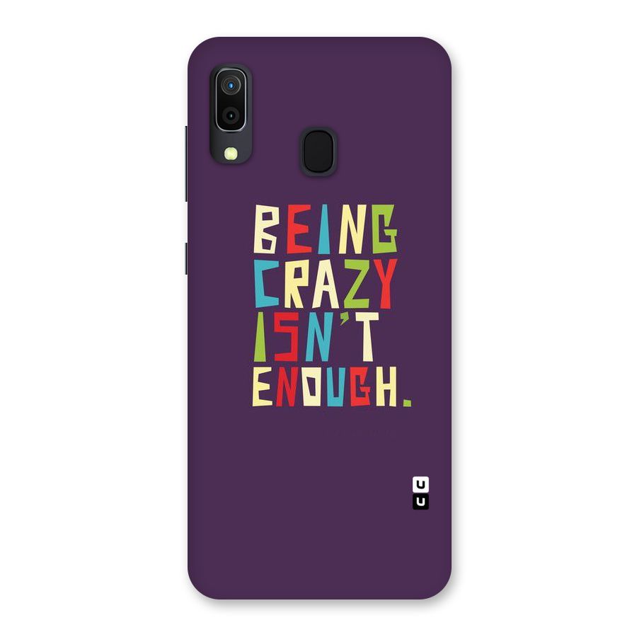 Crazy Isnt Enough Back Case for Galaxy M10s