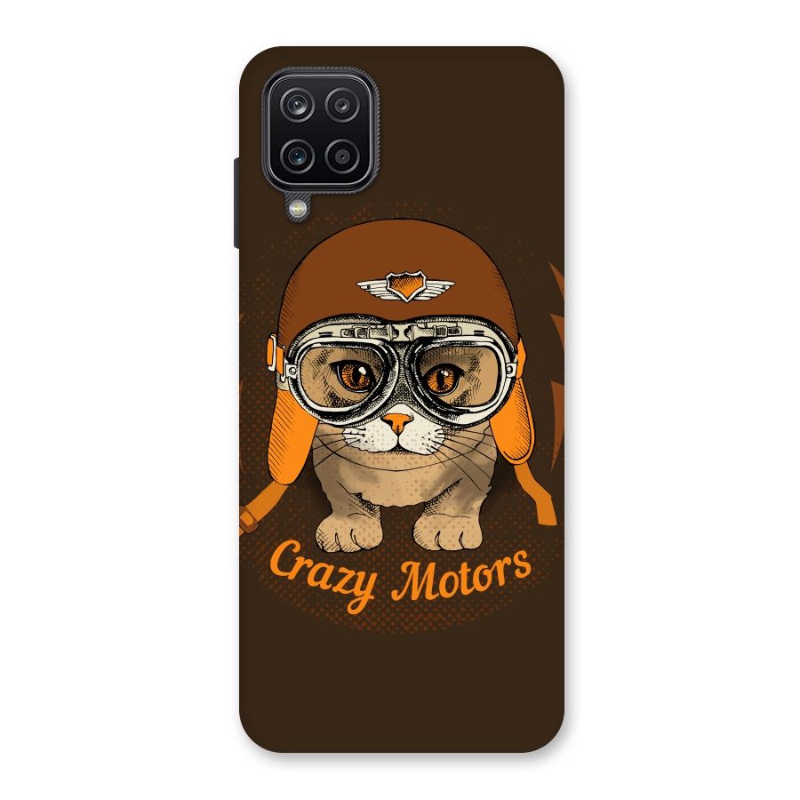 Crazy cat Back Case for Galaxy A12
