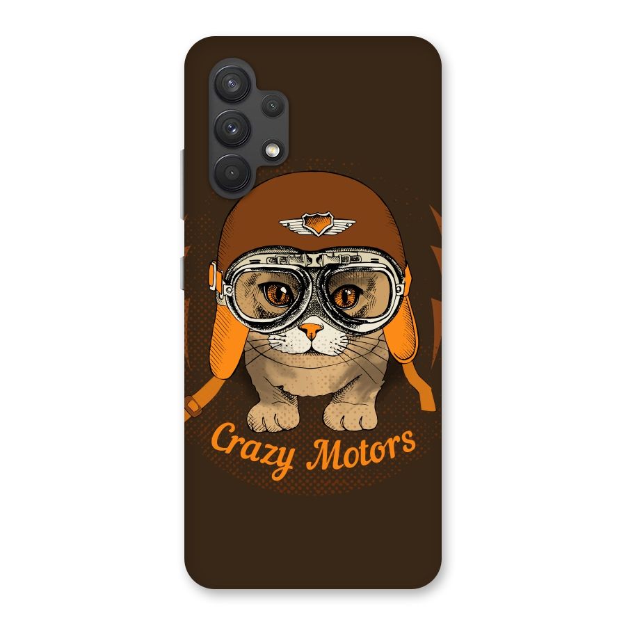 Crazy cat Back Case for Galaxy A32
