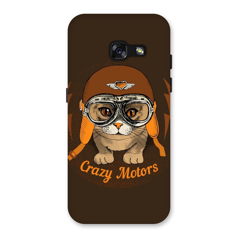 Crazy cat Back Case for Galaxy A3 (2017)