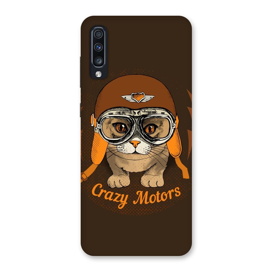 Crazy cat Back Case for Galaxy A70