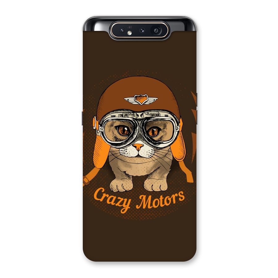 Crazy cat Back Case for Galaxy A80