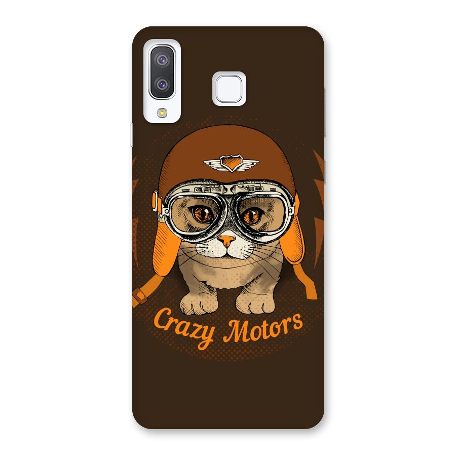 Crazy cat Back Case for Galaxy A8 Star