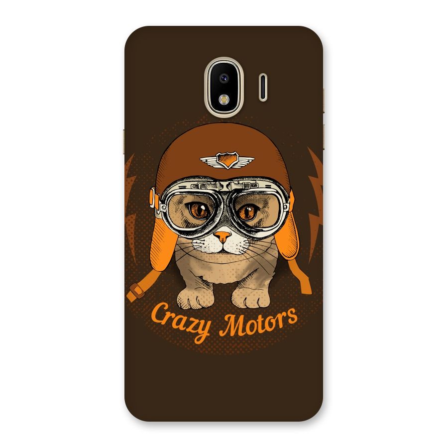 Crazy cat Back Case for Galaxy J4