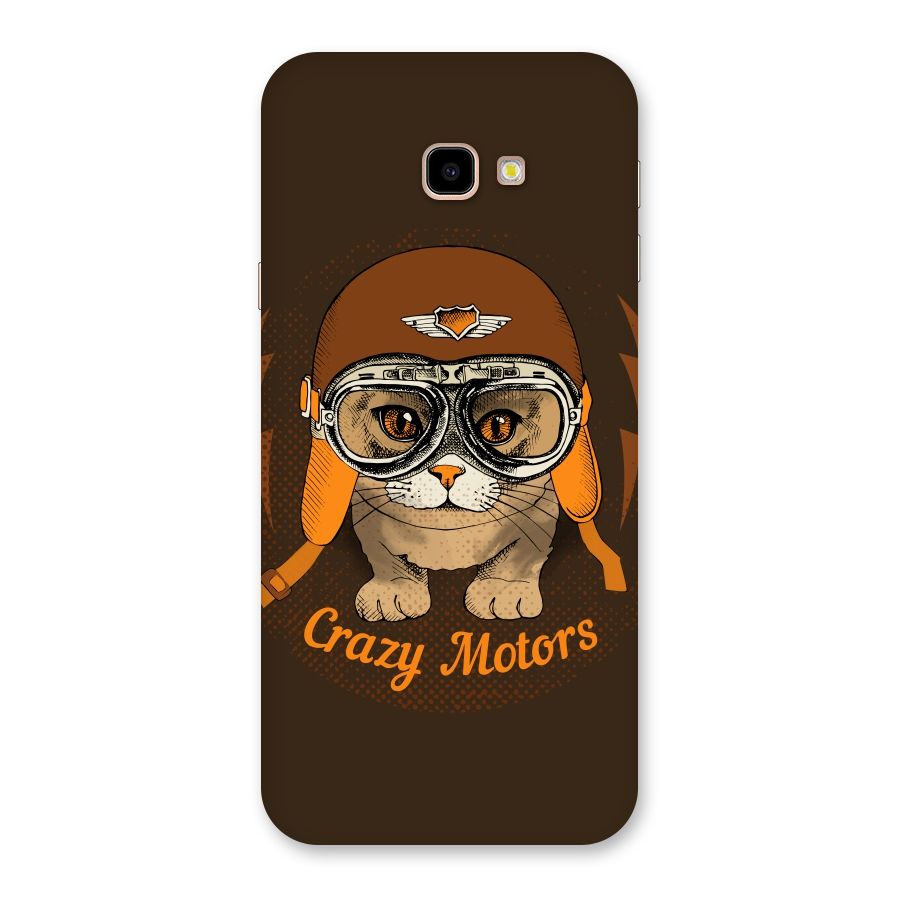 Crazy cat Back Case for Galaxy J4 Plus