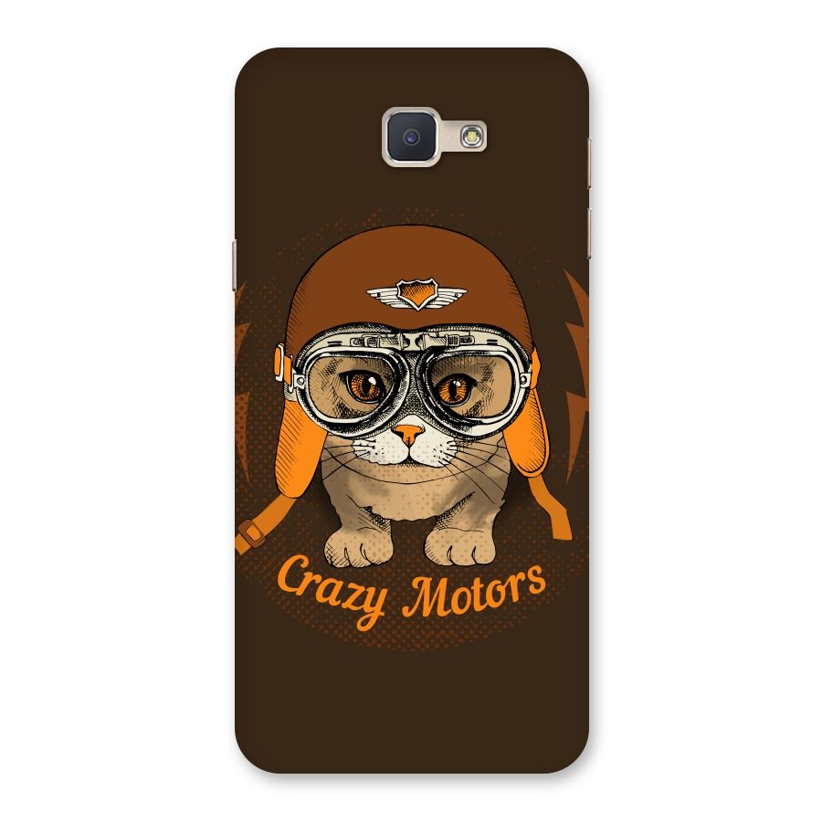 Crazy cat Back Case for Galaxy J5 Prime