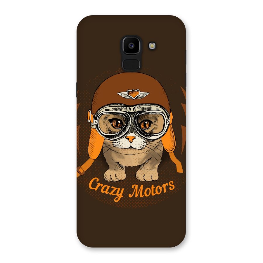 Crazy cat Back Case for Galaxy J6