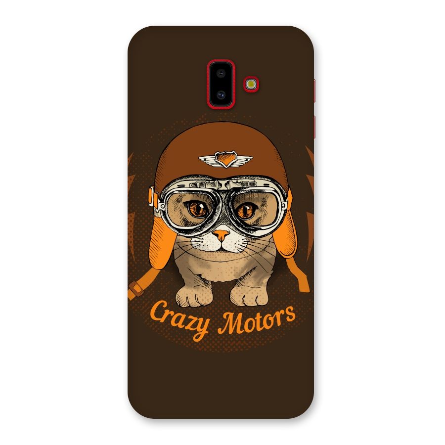 Crazy cat Back Case for Galaxy J6 Plus
