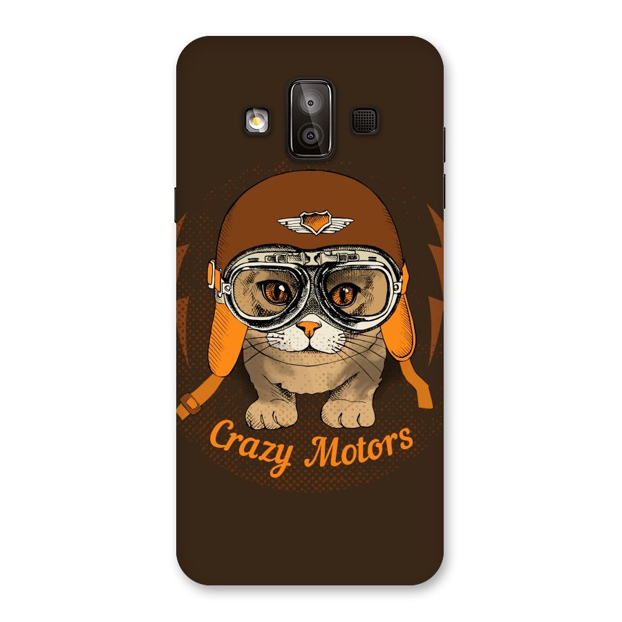 Crazy cat Back Case for Galaxy J7 Duo
