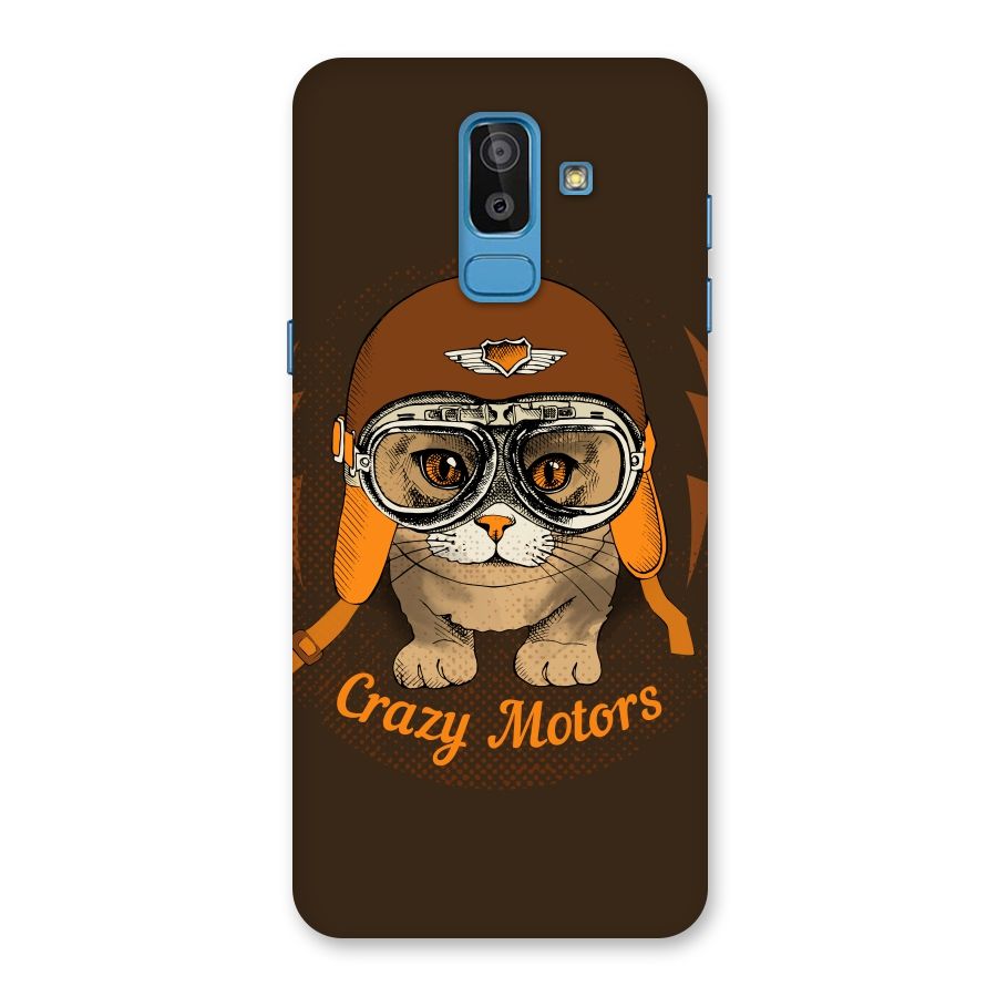 Crazy cat Back Case for Galaxy J8