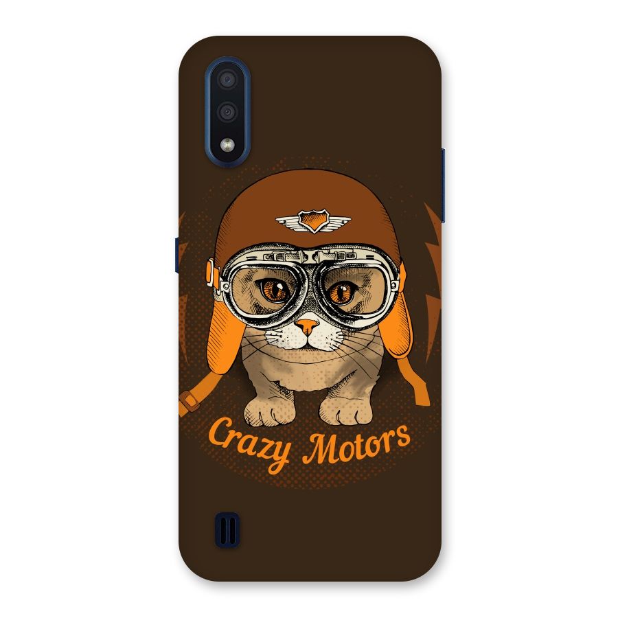 Crazy cat Back Case for Galaxy M01
