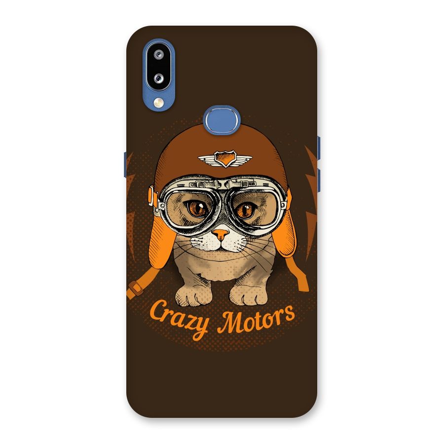Crazy cat Back Case for Galaxy M01s