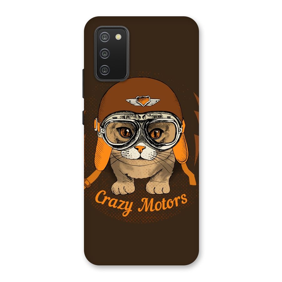 Crazy cat Back Case for Galaxy M02s